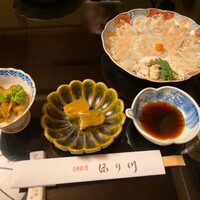 ほり川 - ふぐ刺し・煮こごり・小鉢