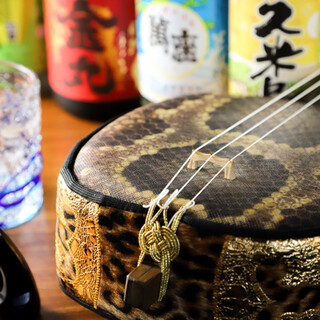 Live sanshin music every day♪ Hospitality in a space full of Okinawan charm