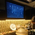 黒毛和牛研究所 - お品書きが最初にモニターに全て表示されました