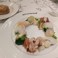 ビストロ・イナシュヴェ - 帆立貝と冬野菜のガーデン仕立て レモンの香り 