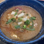 松戸富田麺桜 - 甘エビ濃厚つけ麺のスープ