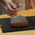 すし 良月 - めじまぐろ炙り