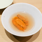 すし 良月 - むらさき雲丹、いちご煮風