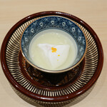 すし 良月 - ふぐ出汁にふぐ白子