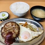 Shokudou Osuzu - ♪ハンバーグ定食¥580