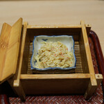 すし 良月 - オスの身の上にメスのうちことそとこ、蒸し寿司