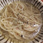 たん焼 与平 - この麺がめちゃめちゃ美味しかった！！