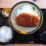 とんかつくら島 - 前田ロースカツ定食 