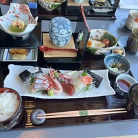 日本料理 羽衣 - 親世代は刺身のランチ