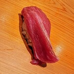 鮨 さかい - 大トロ蛇腹