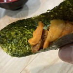 末広寿司 - ウニ海苔巻き