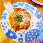 神家食堂 - パスタランチ ミートソース（1,000円）