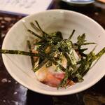 とっくりや - マグロ山かけ