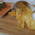 Benoit Alain Ducasse - ミントのオムレツと、トルティーヤチップス