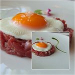 「牛肉のタルタル　セージ風味」