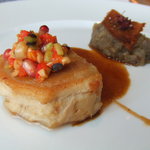 Benoit Alain Ducasse - 「豚バラ肉のコンフィ　ナスのスモーク　エキゾチック・スパイス」