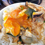 コッテジ - カキ入り豆腐チゲ（ご飯にチゲをかけて）（２０１３年１２月）