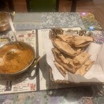 Indian Restaurant Shri Aruna - マトンとチャパティ