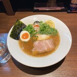 らーめん 鞍 - 鯛白湯ラーメンです