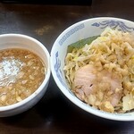 ラーメンどでん - つけ麺中ニンニク追加　1050円　