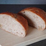 下田流 - くるみプレーンベーグル [2分割]