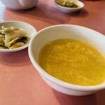 ル・パルク - スープとザーサイ