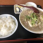 一富士食堂 - 肉吸い定食 1,050円(税込)