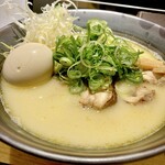 帆のる ぷれみあ - 特製鶏白湯麺上から