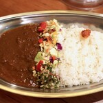 ポークビンダルー食べる副大統領 - ポークビンダルカレー