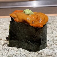 鮨トキドキ串 海老虎 - 雲丹