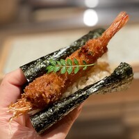 鮨トキドキ串 海老虎 - 海老虎巻き