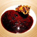 銀座 大石 - 黒トリュフとフォアグラ 1/4カット