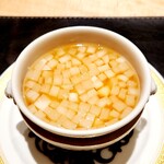 銀座 大石 - すっぽん茶碗蒸し～蕪と相性良すぎ