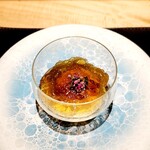 銀座 大石 - おなじみ～コンソメジュレ