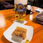 Raka Aju - お通しと生ビール