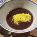 広尾 一会 - 甘味はきびぜんざいでした。