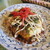 マリー・ルウ - 料理写真:オムライス・お好焼風（サラダ・ドリンク付￥800）。どこから見ても、お好み焼きなんですけど…