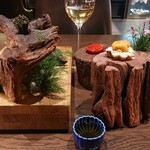 NAWA - 地元のオレンジ、ホアヒン キャビア、スパンブリー トウモロコシ、北海道 バ、フンウニ、ペッチャブーン 苺