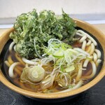 Sobadokoro Metoroan - 春菊天うどん570円