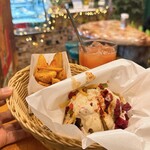 FALAFEL BROTHERS 澀谷PARCO店 - 半份加沙拉套餐（1150日圓）
