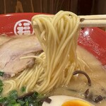 かぶら屋 - 豚骨ラーメン（638円）と 煮玉子追加（+110円）