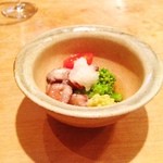 へっつい - 突き出し　赤ナマコの酢の物