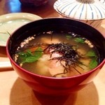 へっつい - へしこのお茶づけ