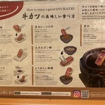 Gyuukatsu Kyou To Katsugyuu - 牛カツの食べ方レクチャー