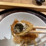天ぷら浅沼 - プリ牡蠣