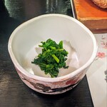郷土料理ともん - 芥子菜のお浸し