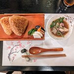 郷土料理ともん - 流石に今回は腹ギリギリまで来たので、次回は焼きおにぎりをひとつ持ち帰ろう