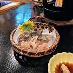 郷土料理ともん - 岩魚の骨煎餅