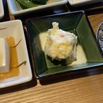 Shun Sai Tanaka Detanaka - 豆腐、ポテサラ、お漬物