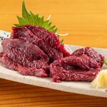 Sakura meat sashimi